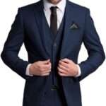 Wedding for Gentleman Prom Men Suits Slim Fit 3 Piece Male Fashion Set Vest with Pants