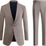 Men's Suit Set Slim Casual Men Suits Business Formal Dress Groom Wedding Suit Spring Suit Jackets