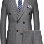 Men's British Business Wedding Gentleman's Suit 2 Piece Set