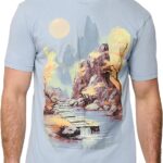 Vintage Graphic Tees for Men  Relaxed Fit Lightweight Retro Faded Soft Wash T-Shirt